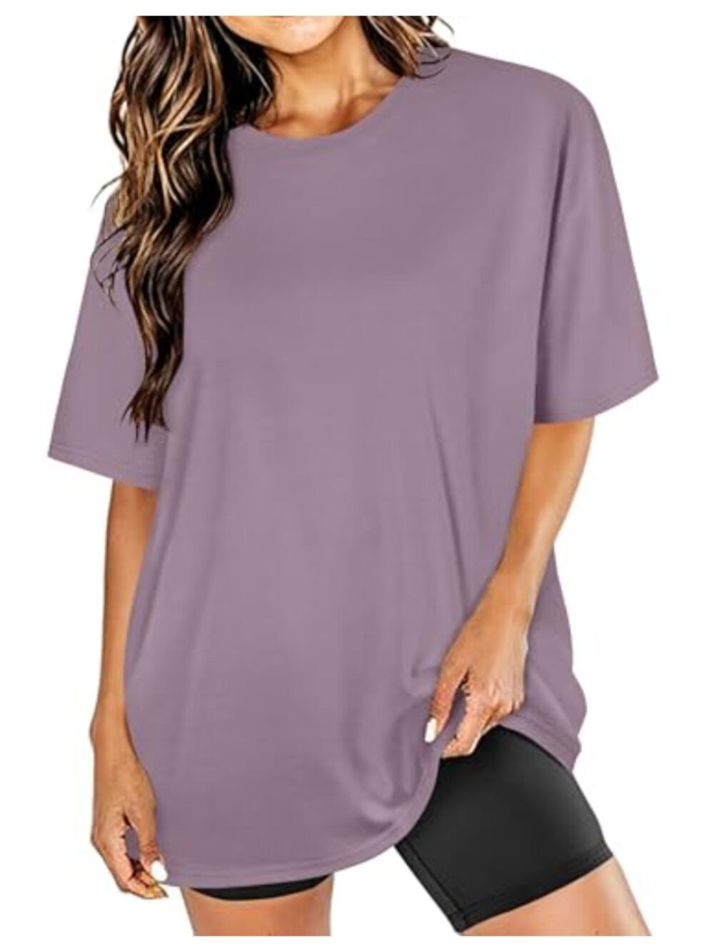 Oversized Graphic T-Shirt for Women Crew Neck Loose Fit
